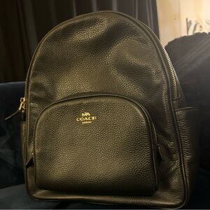 💯authentic Coach court leather backpack